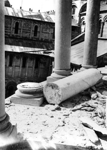 Danni alla Torre durante la seconda guerra mondiale