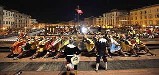 Una battaglia del Gioco del Ponte